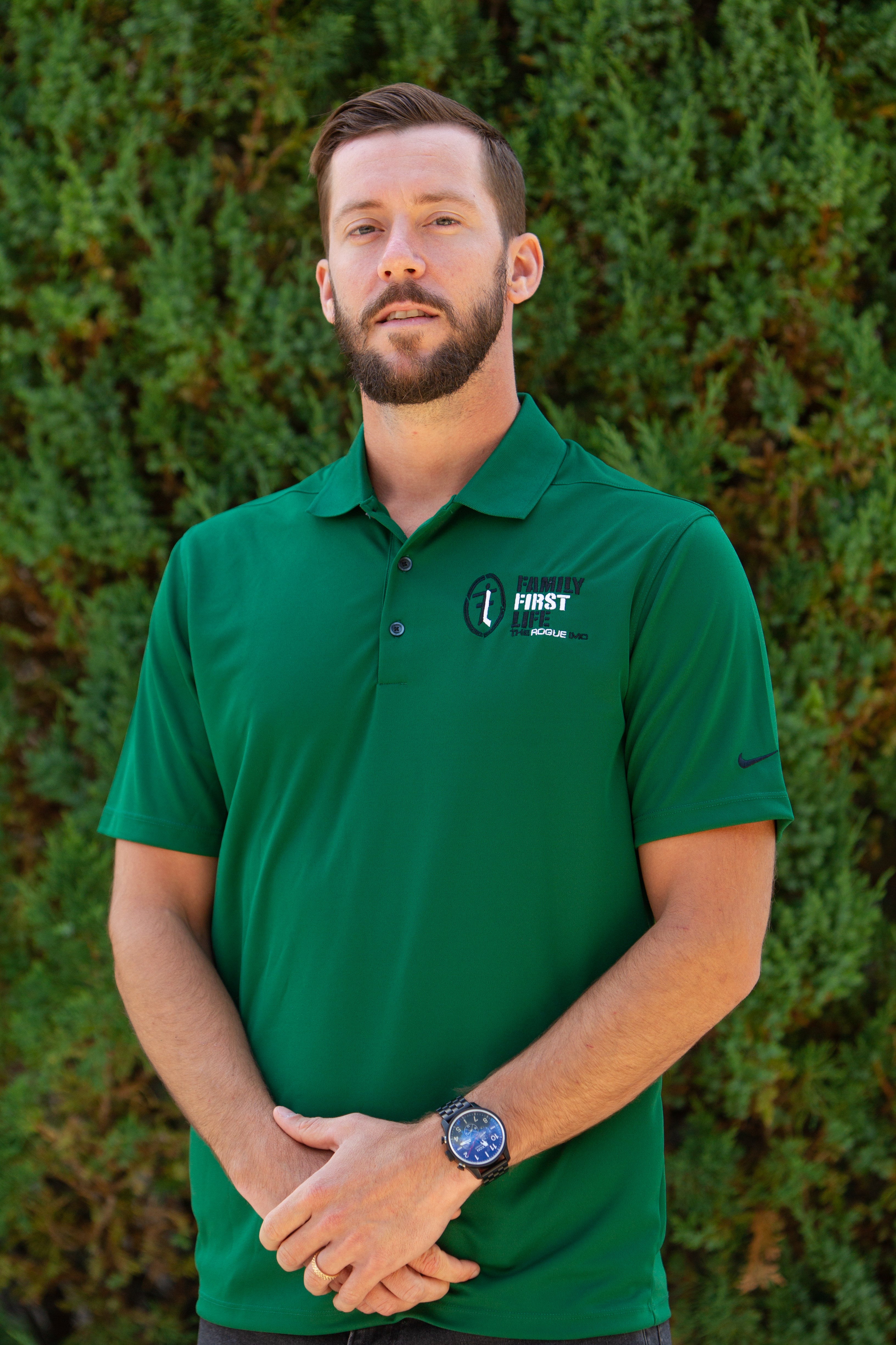 Men's Nike Polo: Gorge Green (Sale)