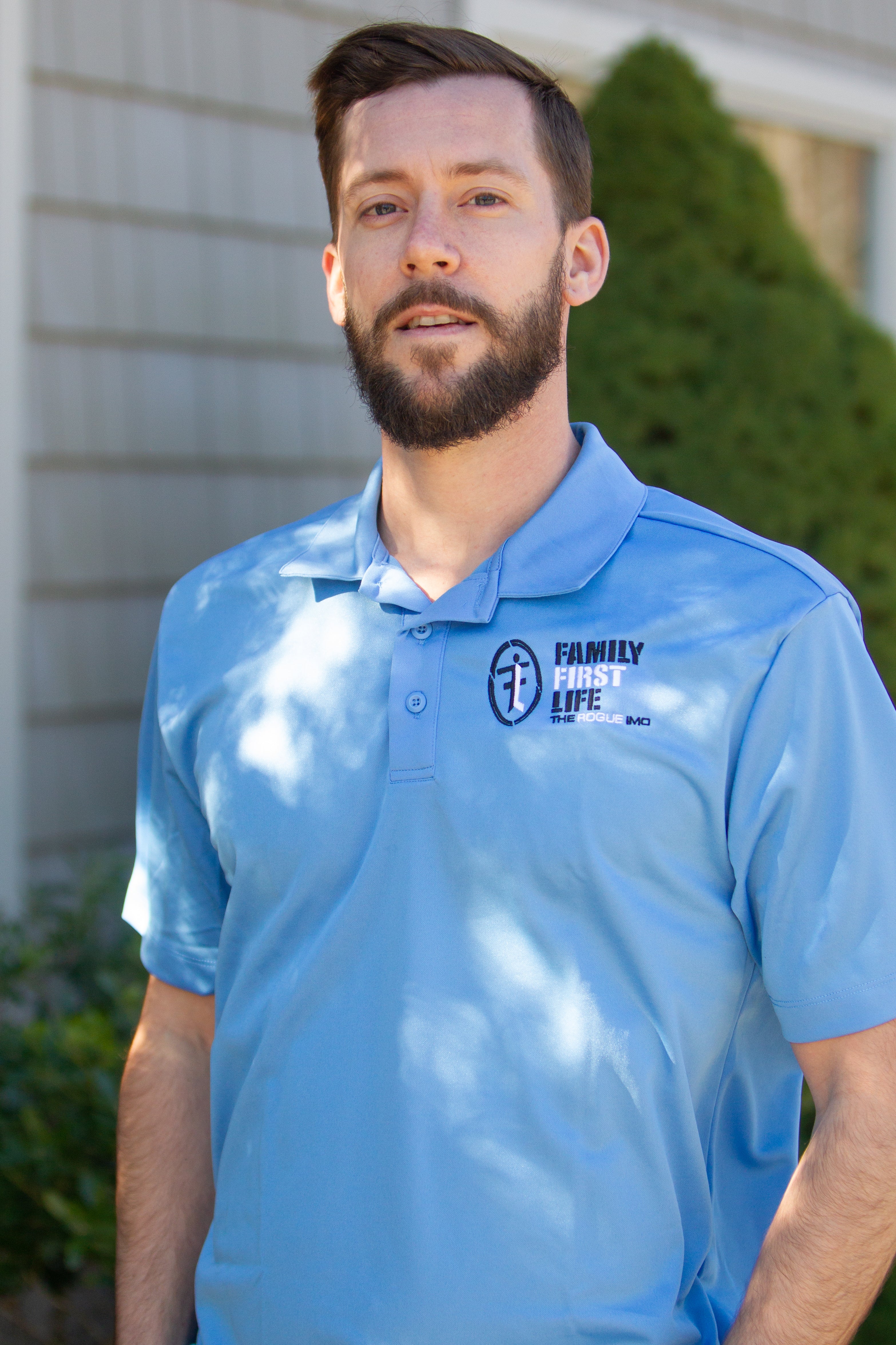 Men's Port Authority Polo: Carolina Blue (Sale)