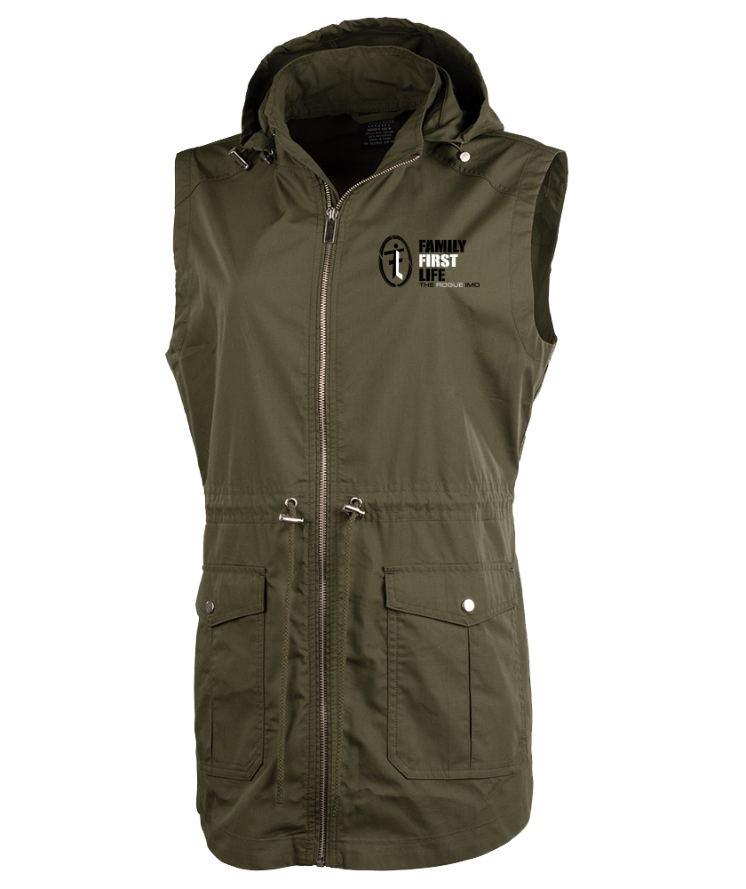 Women's Bristol Utility Vest: Olive (Sale)