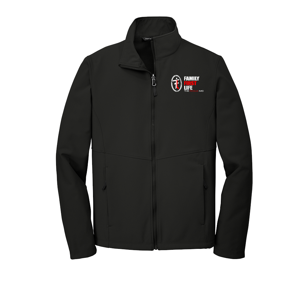 Men's Soft Shell Jacket: Black (Sale)