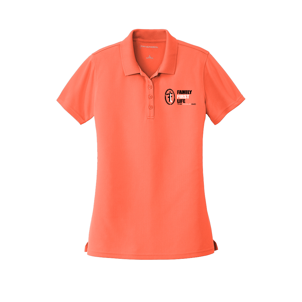 Women's Port Authority Polo: Coral Splash (Sale)
