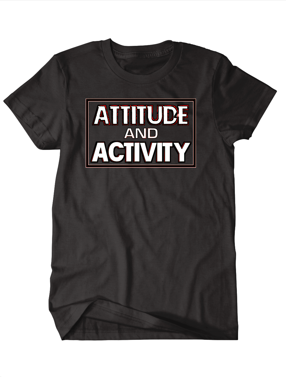 Attitude & Activity Tee: Black (Sale)