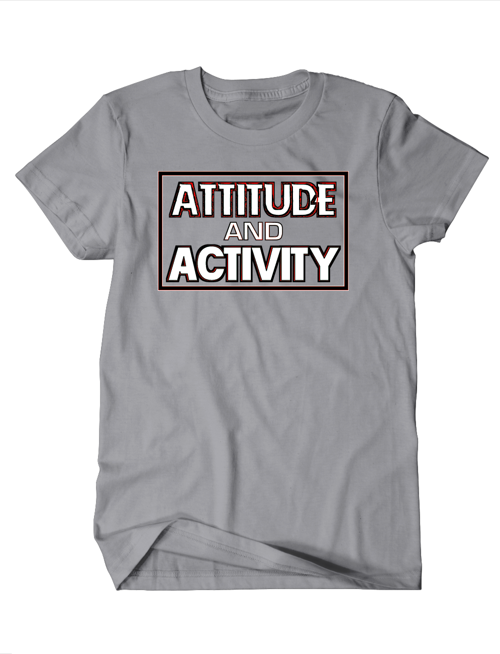 Attitude & Activity Tee: Gray (Sale)