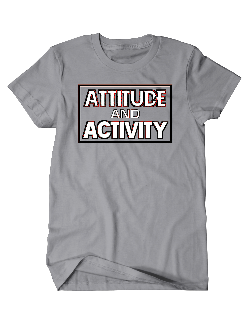 Attitude & Activity Tee: Gray