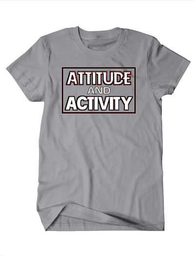 Attitude & Activity Tee: Gray