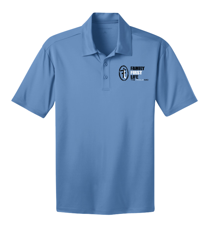 Men's Port Authority Polo: Carolina Blue (Sale)