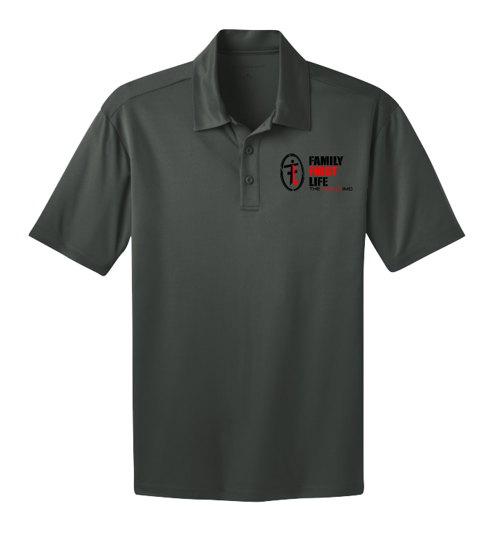 Men's Port Authority Polo: Steel Gray (Sale)