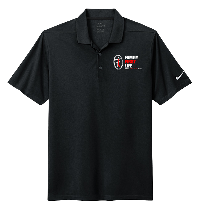 Men's Nike Polo: Black (Sale)