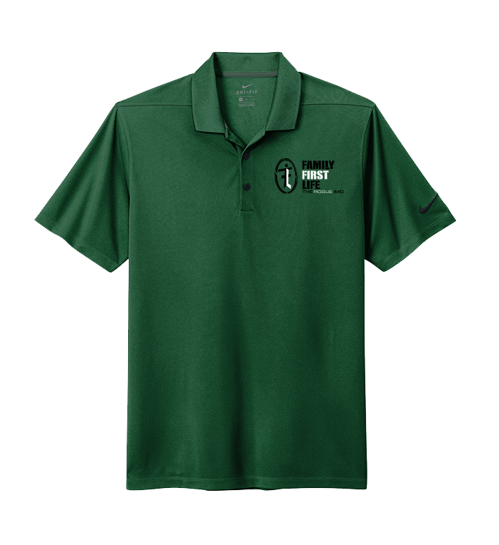 Men's Nike Polo: Gorge Green (Sale)