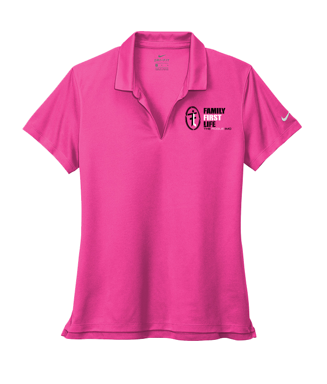 Women's Nike Polo: Vivid Pink (Sale)