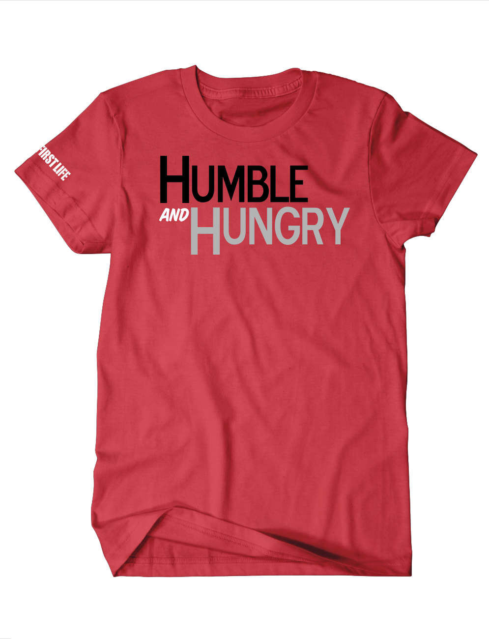 Humble & Hungry Tee: Red (Sale)