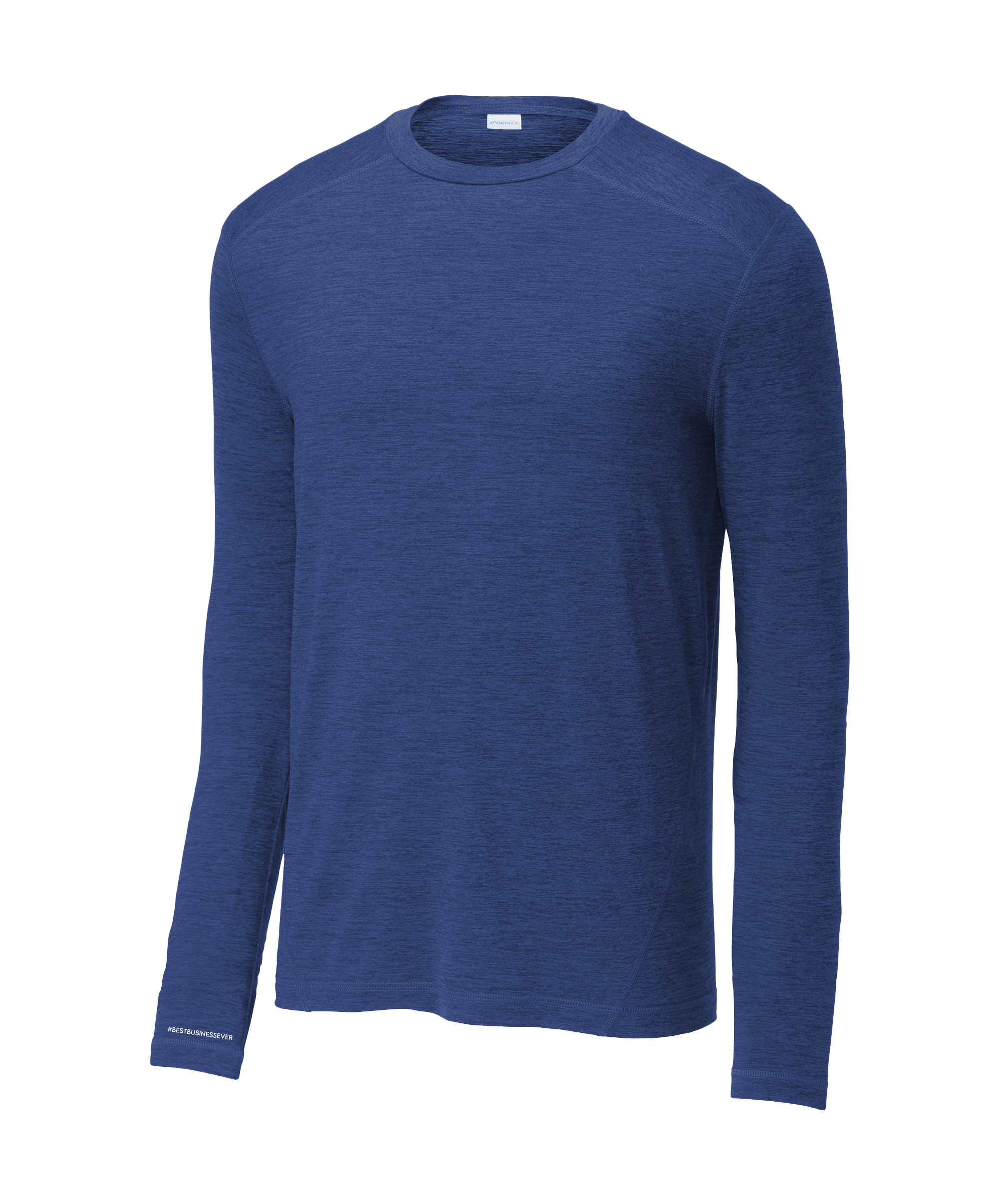 Men's Long Sleeve Crew: True Royal Heather (Sale)