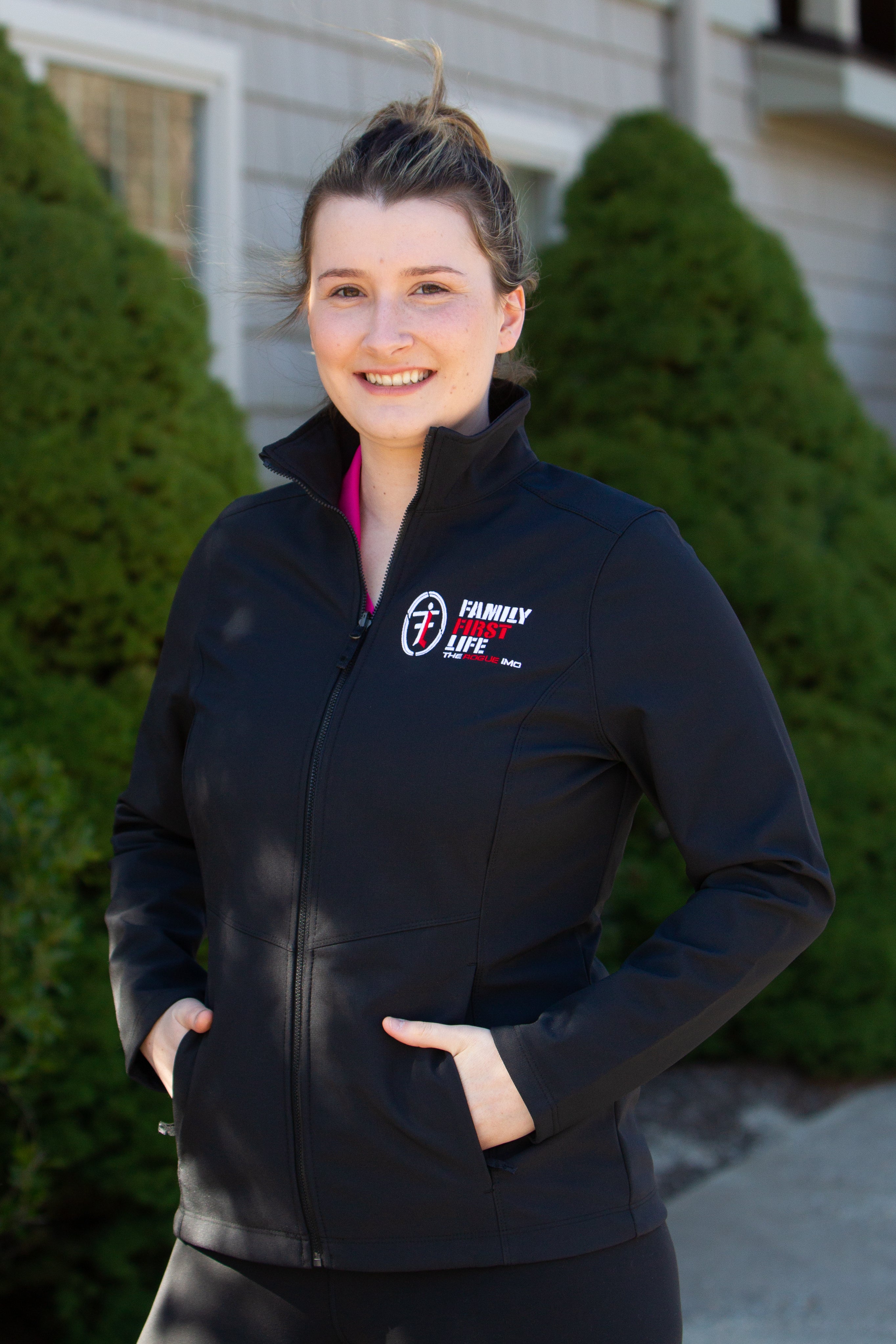 Women's Soft Shell Jacket: Black (Sale)