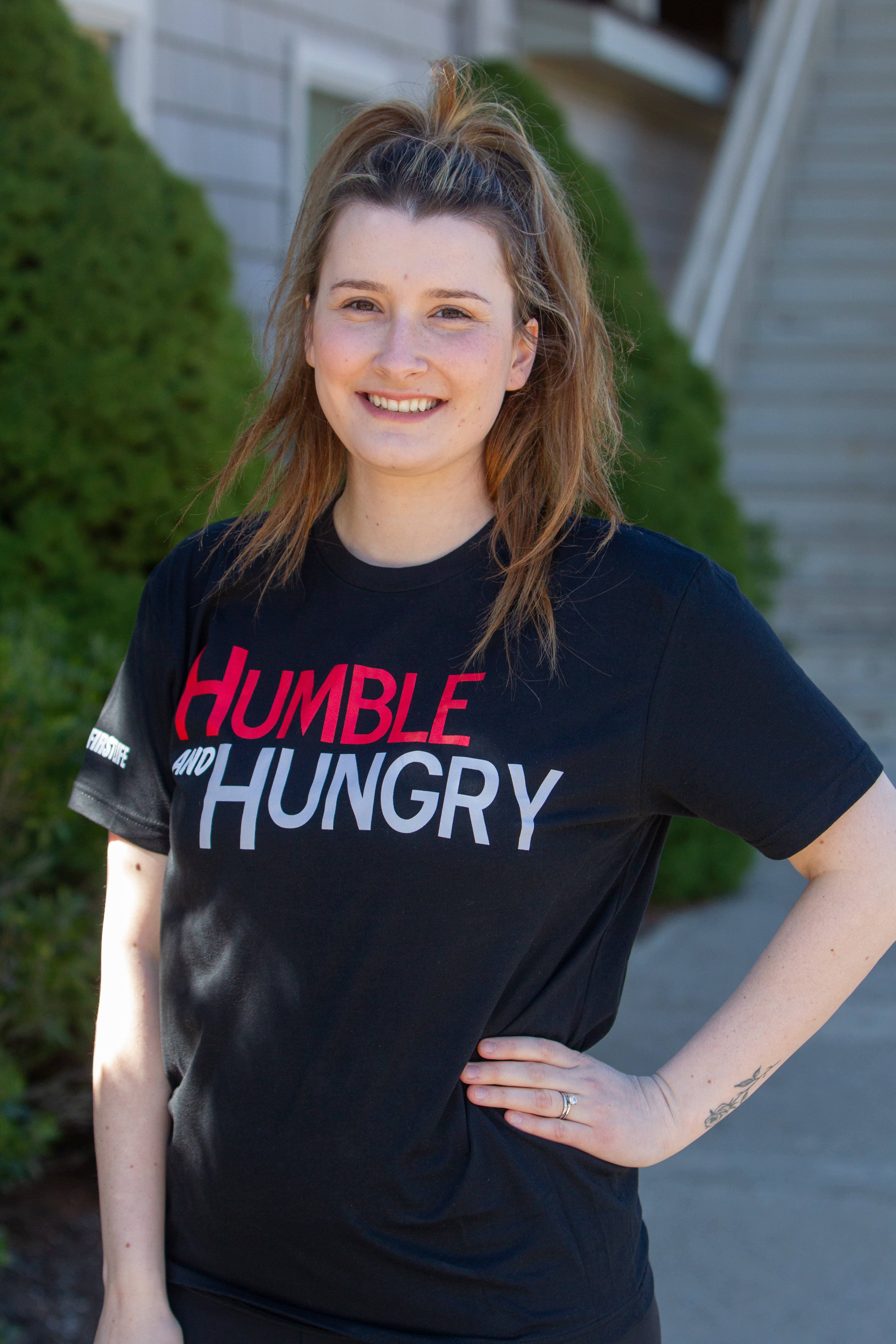 Humble & Hungry Tee: Black (Sale)