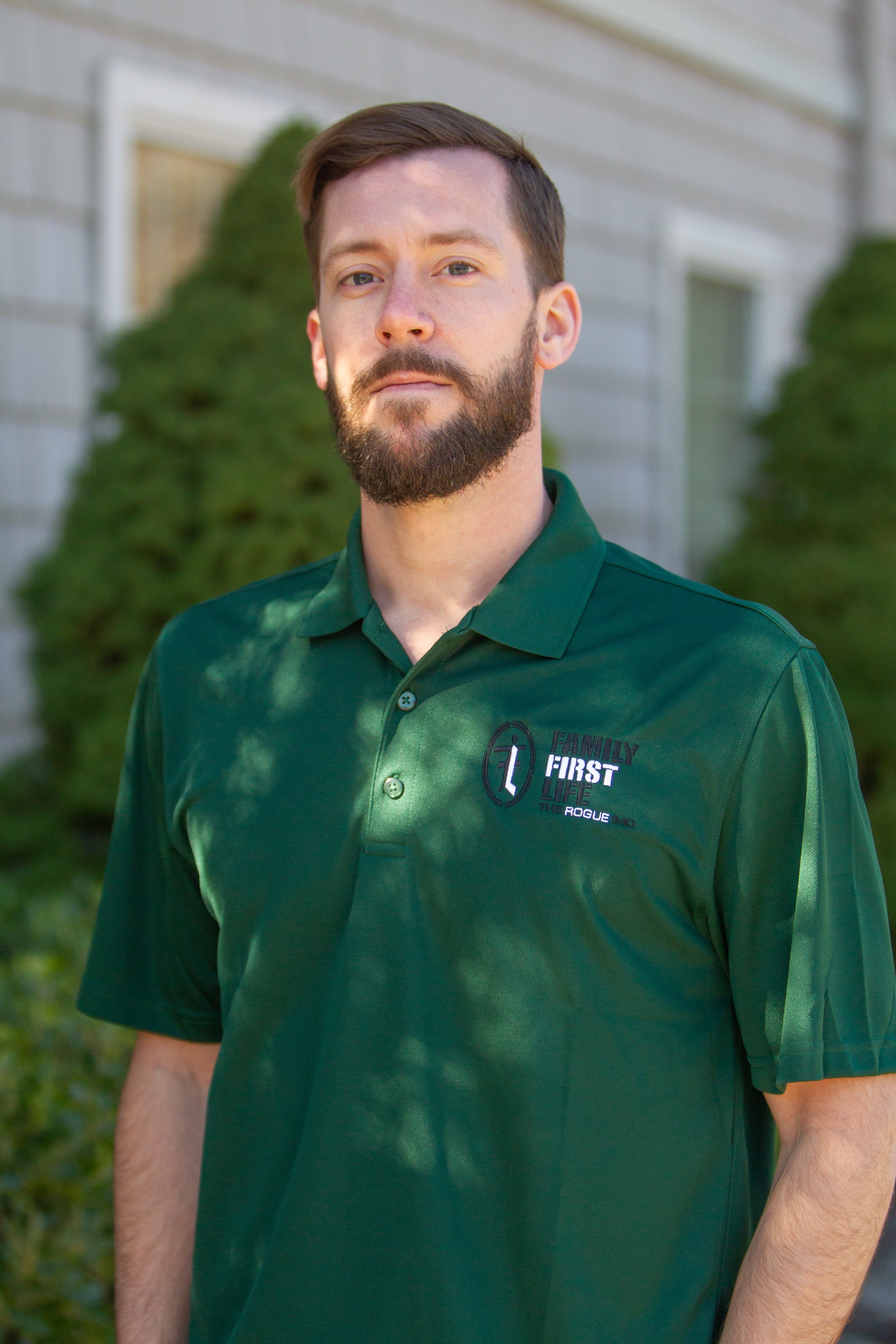 Men's Port Authority Polo: Deep Forest Green (Sale)