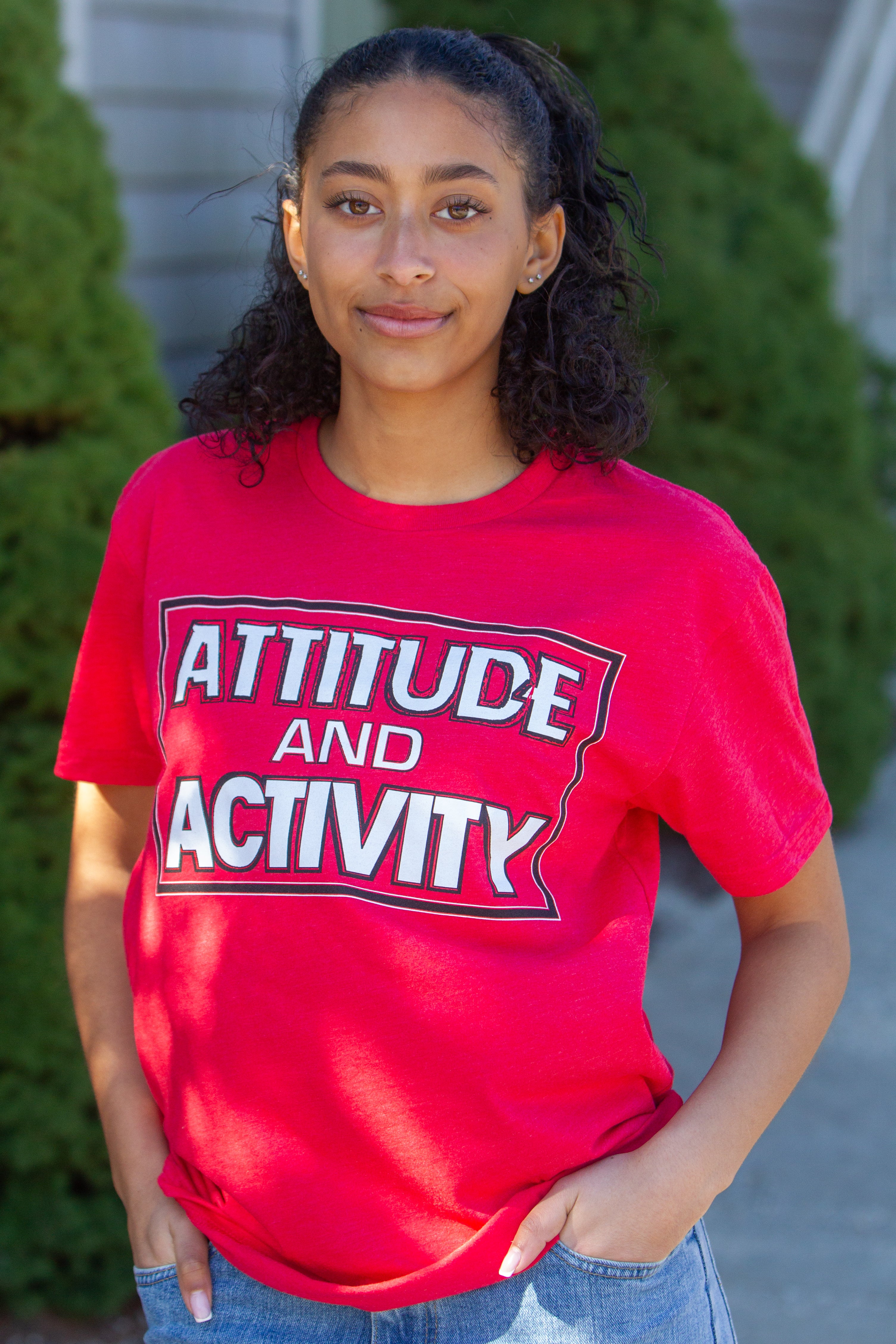 Attitude & Activity Tee: Red (Sale)