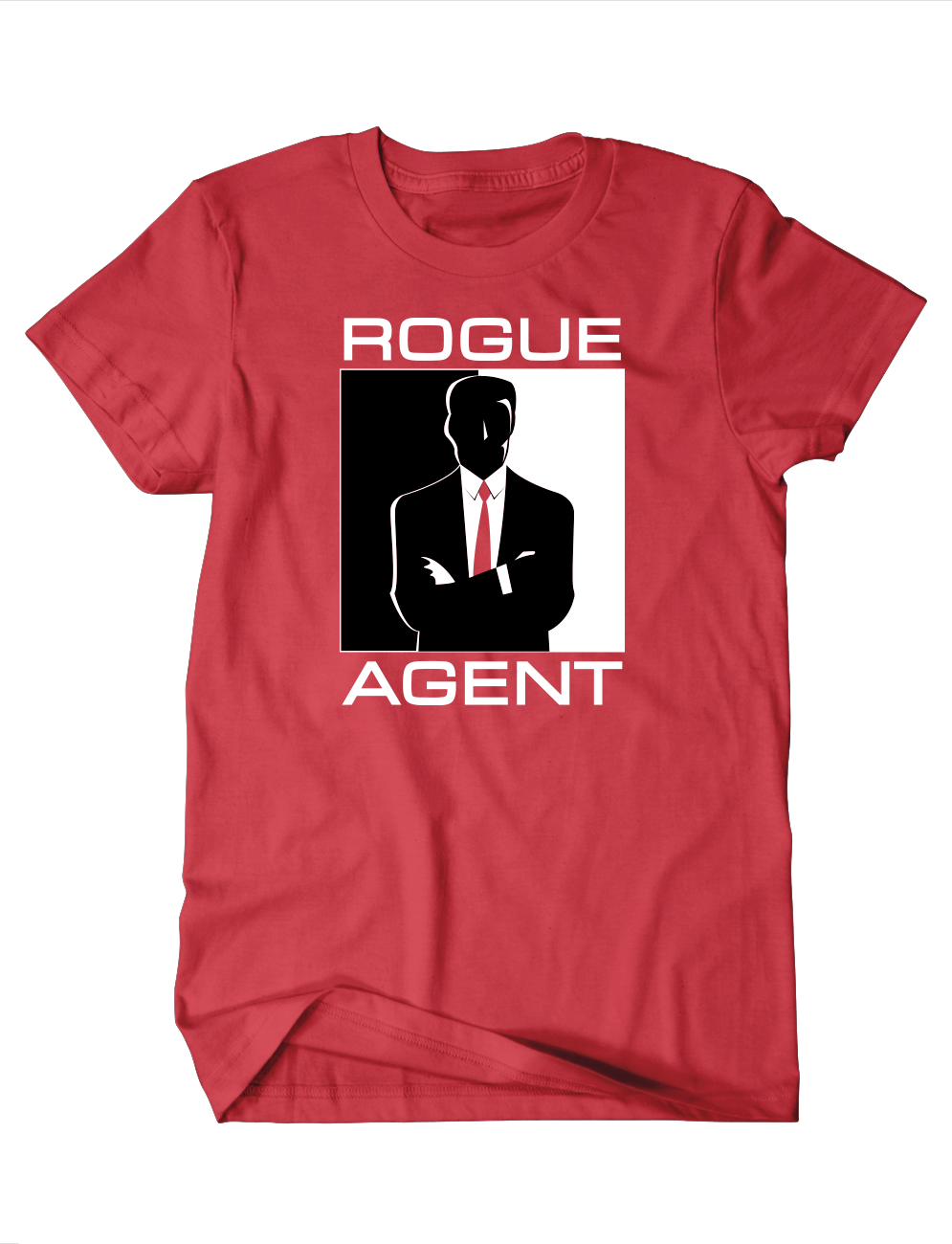 Men's Rogue Agent Tee: Red (Sale)