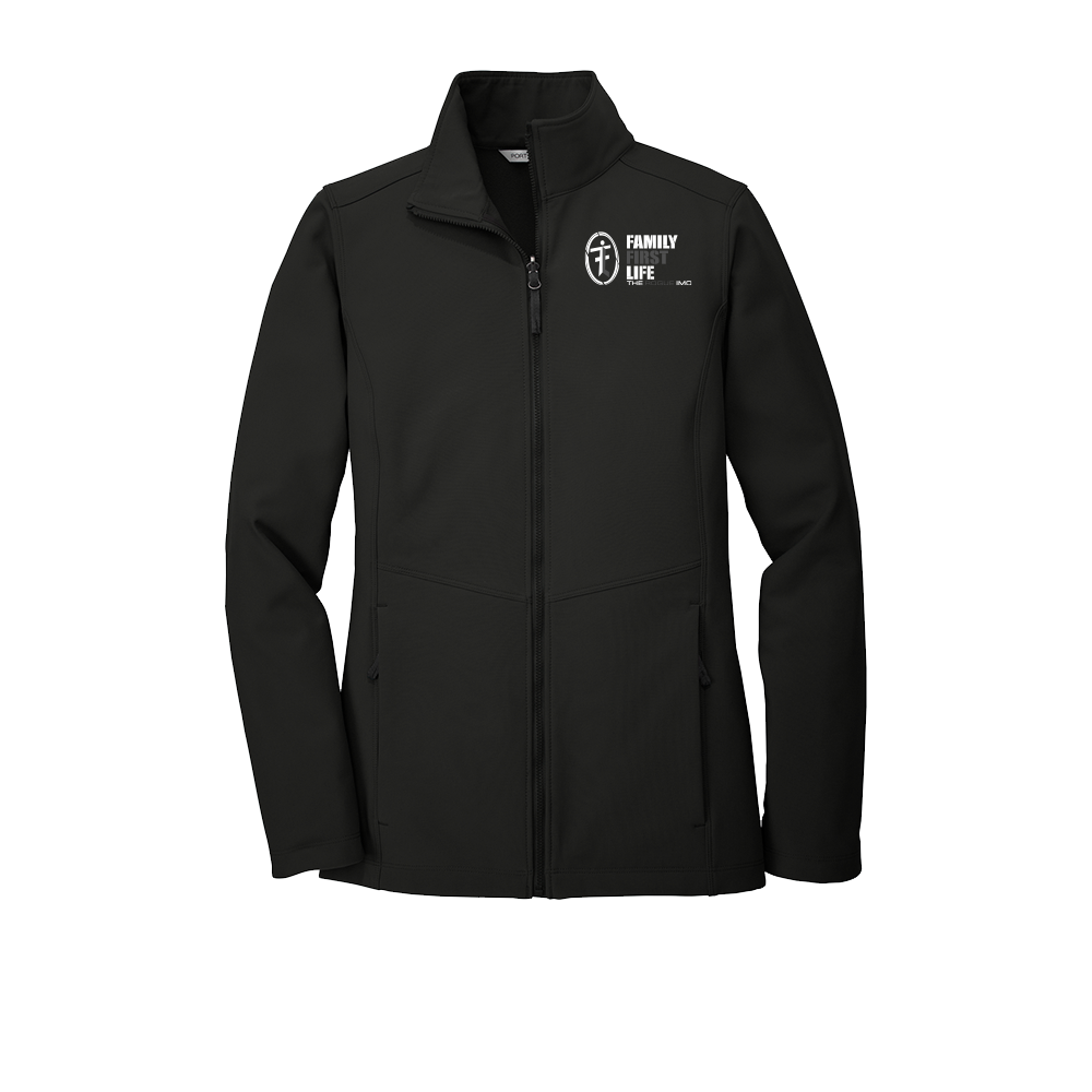 Women's Soft Shell Jacket: Black (Sale)