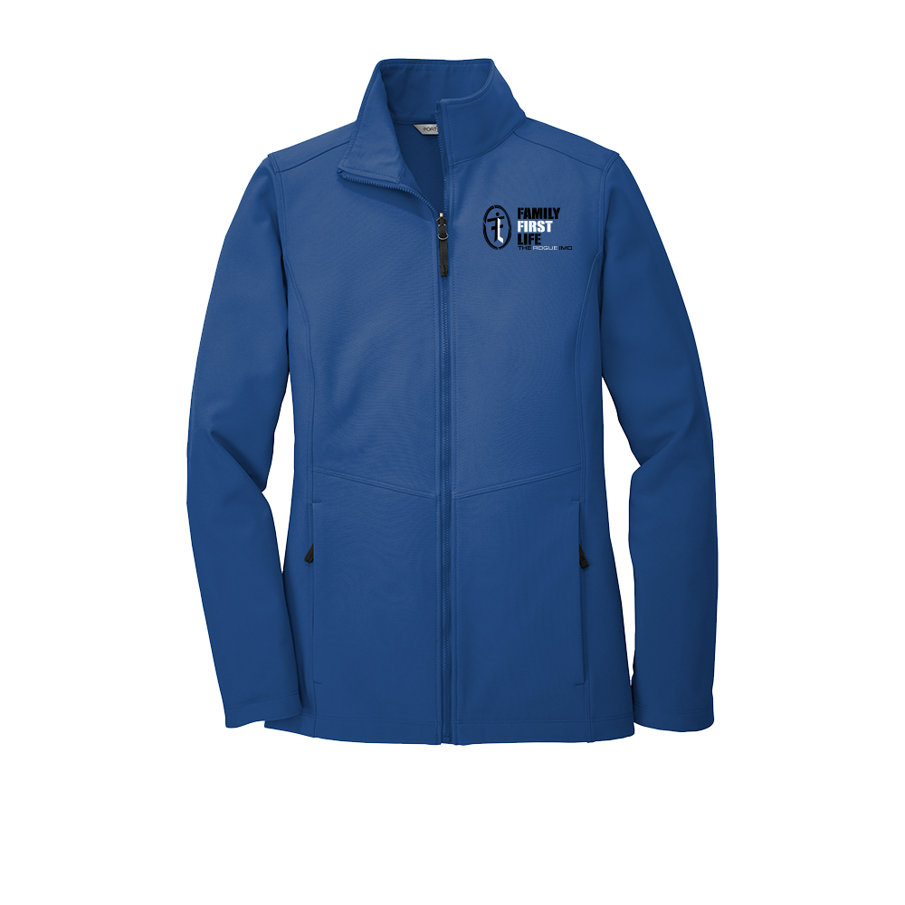 Women s Soft Shell Jacket Night Sky Blue Family First Life women-s-soft-shell-jacket-night-sky-blue-family-first-life