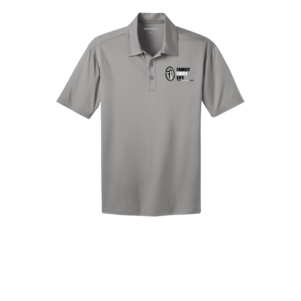 Men s Port Authority Polo Gusty Grey Family First Life men-s-port-authority-polo-gusty-grey-family-first-life