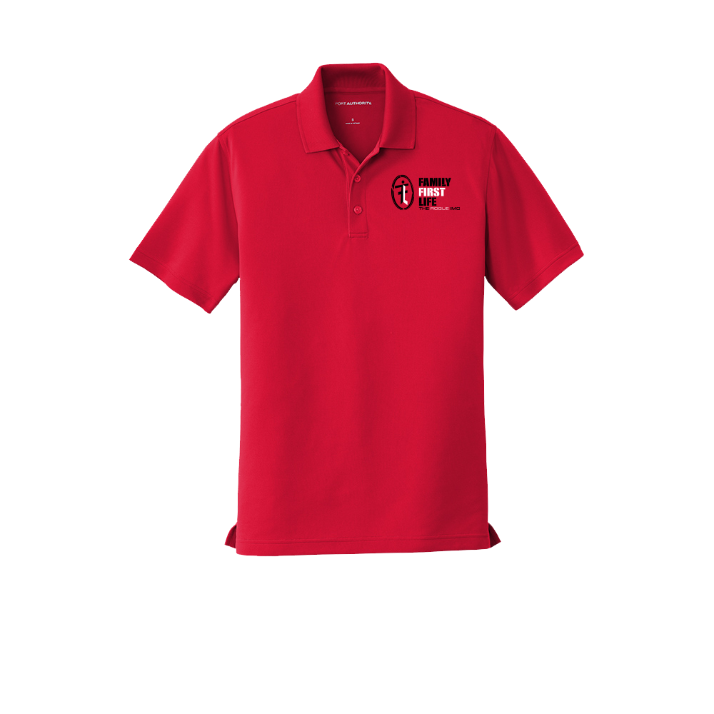 Men's Port Authority Polo: Rich Red