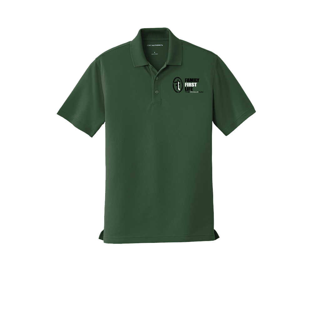 Men's Port Authority Polo: Deep Forest Green